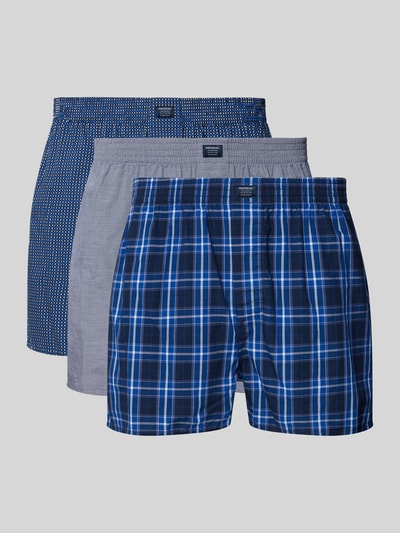 MCNEAL Boxershorts mit Label-Patch im 3er-Pack Marine 1