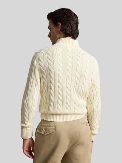 Polo Ralph Lauren Relaxed Fit Troyer aus reiner Baumwolle Offwhite 5
