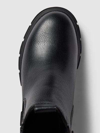 Tom Tailor Chelsea Boots in Leder-Optik Black 3