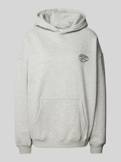 ANOTHER COTTON LAB Oversized Hoodie mit Label-Print Mittelgrau 1