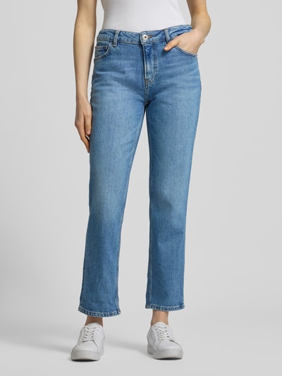 MOS MOSH Jeans met omslag Model 'Colorado Mai' Donkerblauw - 4