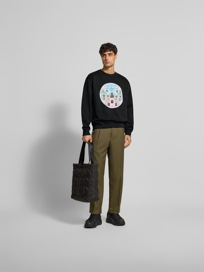 Kenzo Sweatshirt mit Label-Detail Black 1