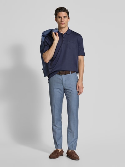 bugatti Poloshirt mit Brusttasche Marine 1