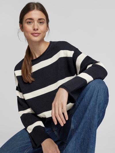 Marc O'Polo Oversized Pullover aus reiner Baumwolle Marine 3