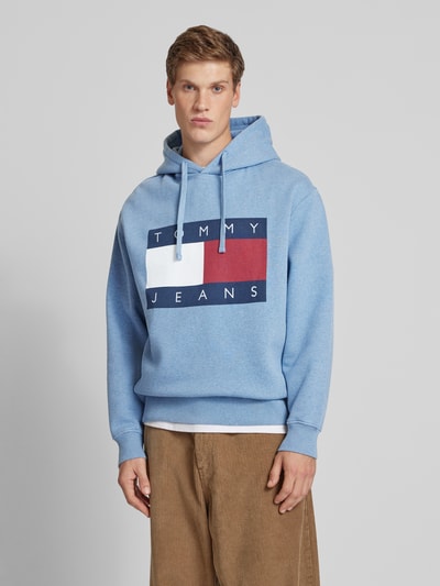 Tommy Jeans Hoodie mit Label-Print Bleu 4