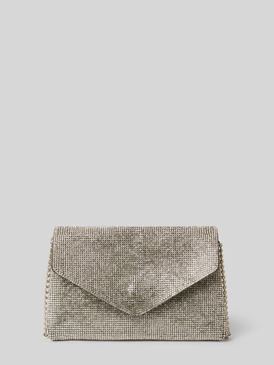 Jake*s Cocktail Clutch mit Ziersteinbesatz Silber 2