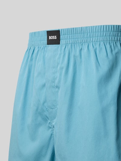 BOSS Regular fit boxershort van premium kwaliteit in een set van 2 stuks Aquablauw - 2