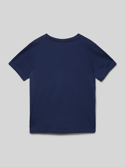 CHAMPION T-Shirt mit Runfdhalsausschnitt Dunkelblau 3