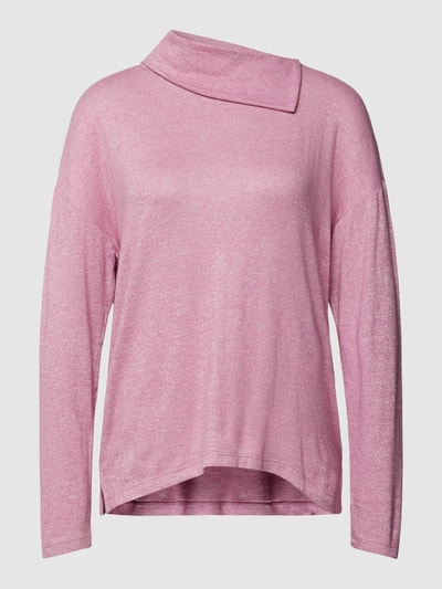 Tom Tailor Gebreide pullover in gemêleerde look Rosé gemêleerd - 2