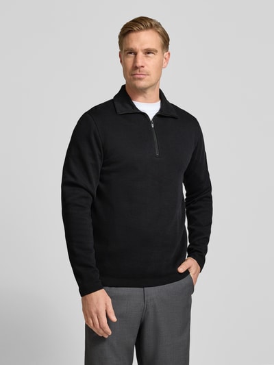 SELECTED HOMME Sweatshirt aus Baumwoll-Mix Modell 'KEV' Black 4