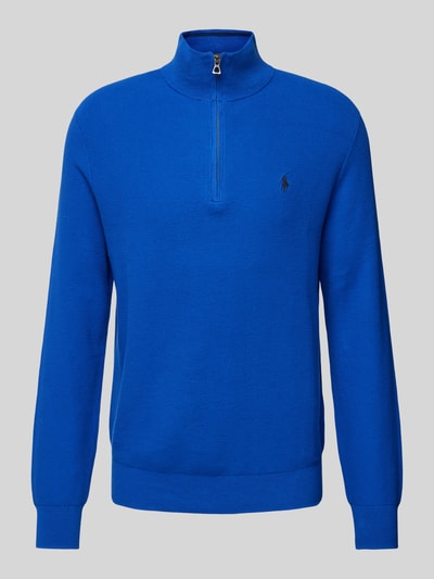 Polo Ralph Lauren Strickpullover mit Label-Stitching Royal 2