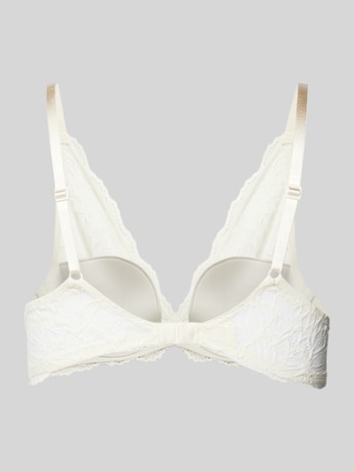 Calvin Klein Underwear Beha met kant, model 'Lotus Floral' Offwhite - 3