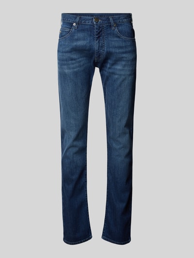 Emporio Armani Regular fit jeans in 5-pocketmodel Lichtblauw - 2