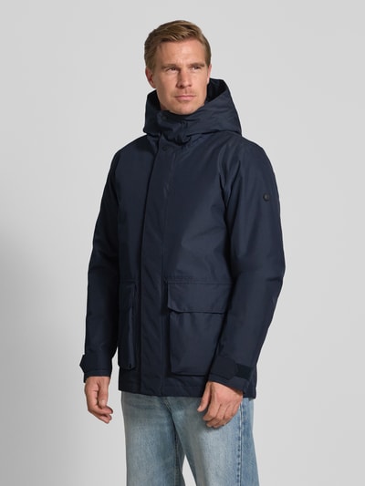 Didriksons Jack met klepzakken, model 'LIAM' Marineblauw - 4