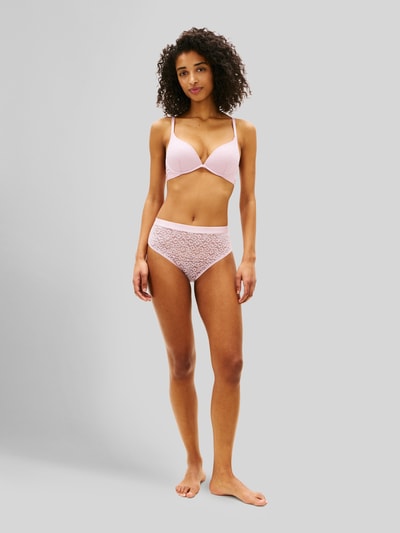 Tommy Hilfiger Biustonosz push up z regulowanymi ramiączkami Różowy 1