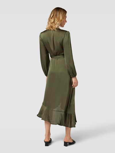 Mango Maxikleid in Wickel-Optik Modell 'POSITANO' Khaki 5