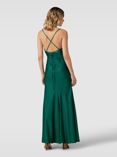 Luxuar Abendkleid in Wickel-Optik Gruen 5