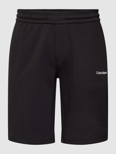 CK Calvin Klein Sweatshorts mit Label-Print Black 2