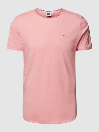 Tommy Jeans Slim Fit T-Shirt mit Rundhalsausschnitt Rose 2