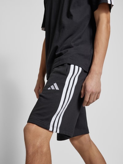 ADIDAS SPORTSWEAR Regular fit sweatshorts met labelstitching Zwart - 3