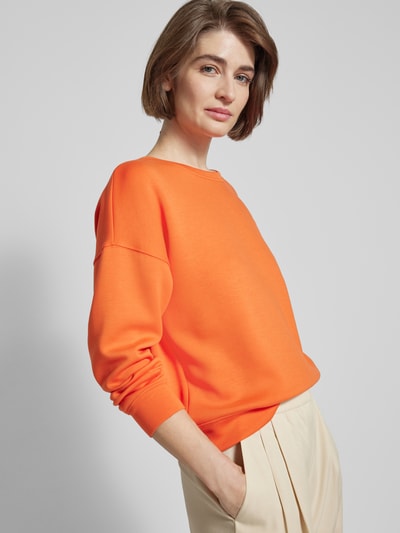 MSCH Copenhagen Sweatshirt met extra brede schouders, model 'IMA Q' Oranje - 3