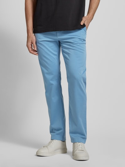 BOSS Orange Regular Fit Chino mit Gürtelschlaufen Hellblau 4