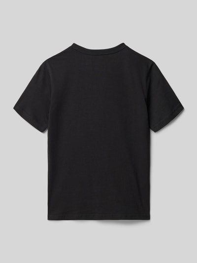 Polo Ralph Lauren Teens T-shirt met labelstitching Zwart - 3