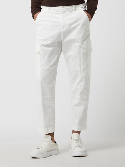 Marc O'Polo Relaxed Fit Cargohose mit Stretch-Anteil Modell 'Runemo Worker' Offwhite 4