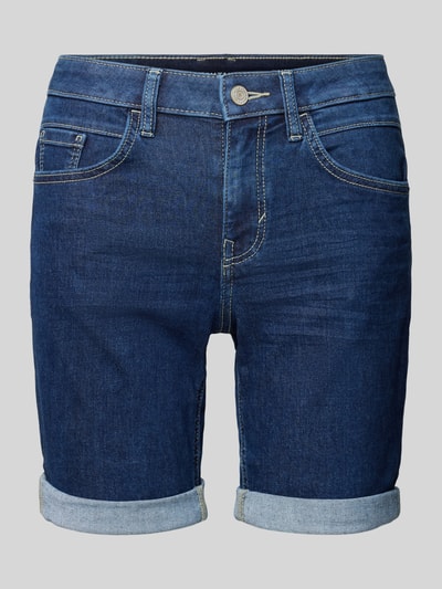 Tom Tailor Slim Fit Jeansshorts im 5-Pocket-Design Dunkelblau 2