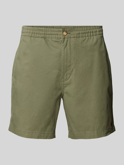 Polo Ralph Lauren Classic Fit Shorts mit elastischem Bund Oliv 2