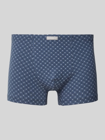 Mey Trunks mit Label-Detail Modell 'Shorty' Blau 1