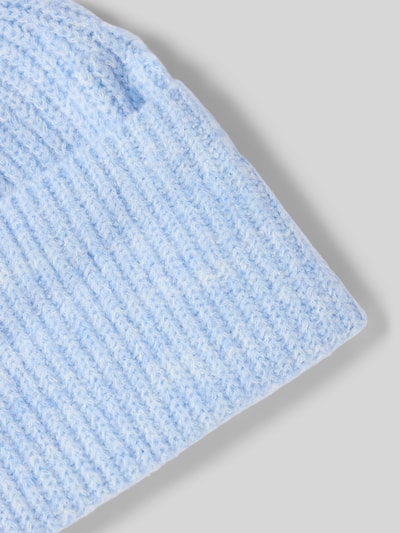 Christian Berg Woman Regular fit muts met wol in gebreide look Lichtblauw - 2