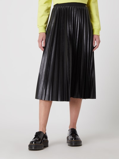 Liu Jo White Midirok met logo-applicatie  Zwart - 4