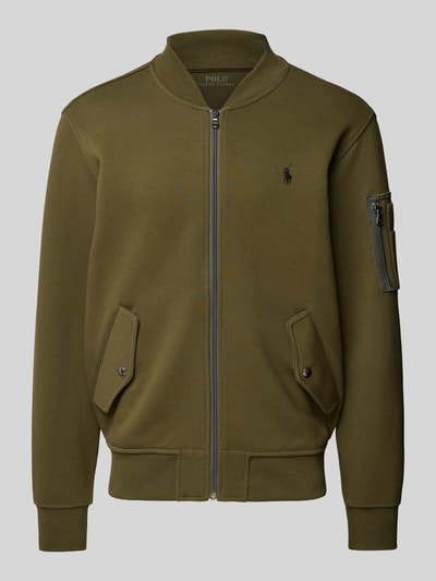 Polo Ralph Lauren Sweatjacke mit Reißverschluss Oliv 2