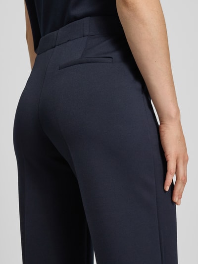 Someday Culotte mit Längsfalten und Gesäßtasche Modell 'Curilo line' Marine 3