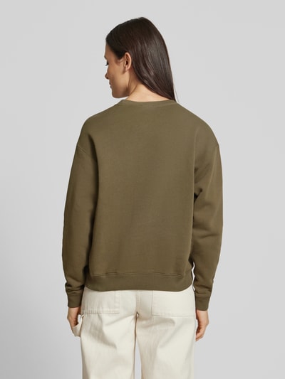 Polo Ralph Lauren Oversized Sweatshirt mit Label-Stitching Oliv 5