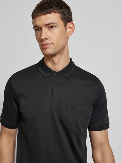 RAGMAN Regular Fit Poloshirt mit Brusttasche Black 3