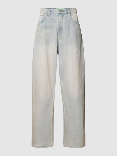 REVIEW Light washed Super Baggy Jeans Blau 2