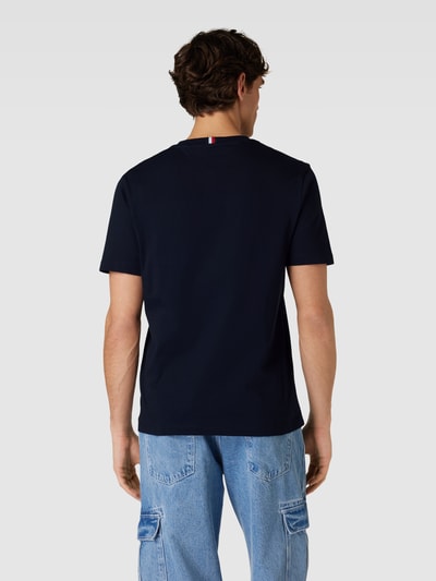 Tommy Hilfiger T-shirt met labelprint Marineblauw - 5