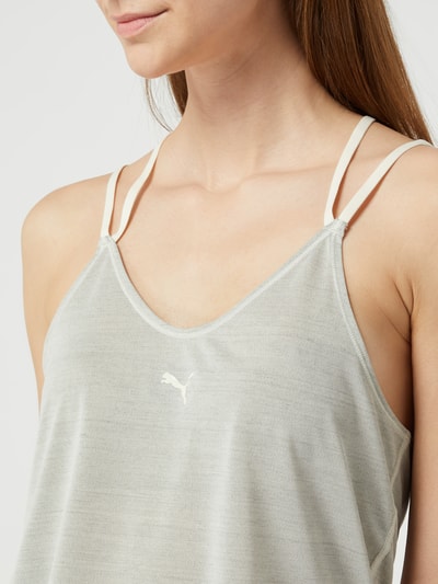 PUMA PERFORMANCE Top o kroju regular fit z logo — dryCELL Beżowy 3