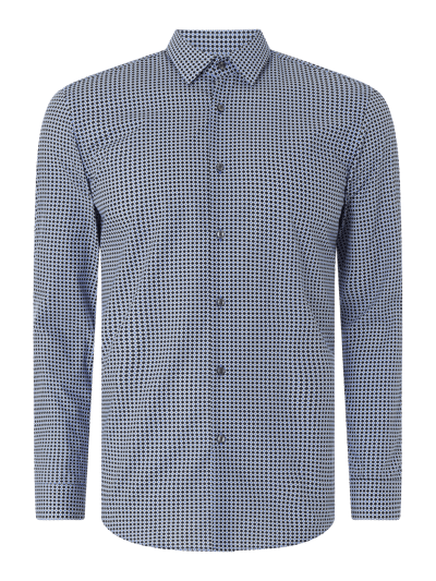 BOSS Slim Fit Business-Hemd aus Baumwolle Modell 'Isko' Mittelbraun 1