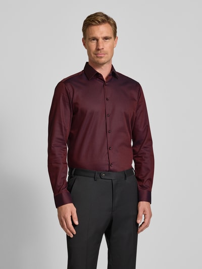 Jake*s Regular Fit Business-Hemd mit Kentkragen Rostrot 4