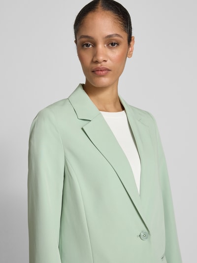 Tom Tailor Denim Żakiet o kroju regular fit z zapięciem na dwa guziki Trzcinowy 3