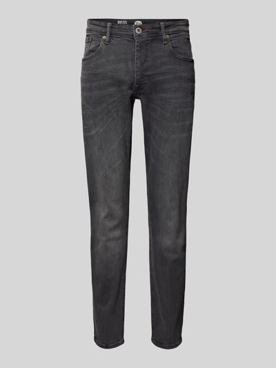 Petrol Slim fit jeans in 5-pocketmodel Middengrijs - 2