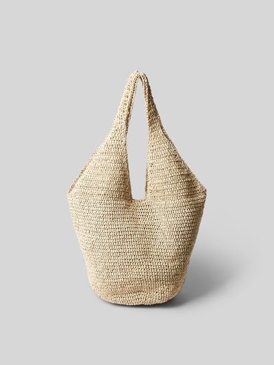 Anine Bing Shopper in geflochtenem Design Beige 5