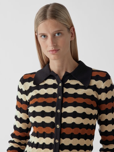 Dodo bar Or Longsleeve mit Knopfleiste Schwarz 3