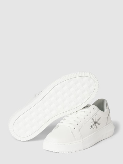 Calvin Klein Jeans Sneaker aus Leder Modell 'CHUNKY' Weiss 4