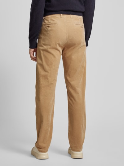 Gant Stoffen broek met Franse steekzakken Kaki - 5