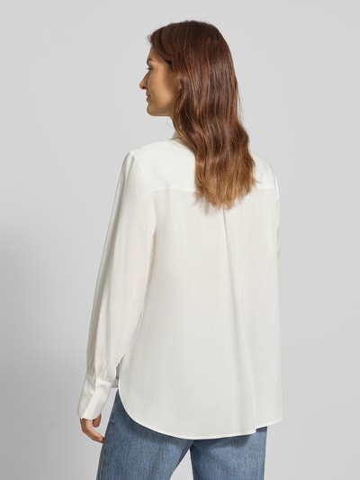 Brax Regular fit overhemdblouse met manchetten, model 'STYLE.VIC' Offwhite - 5