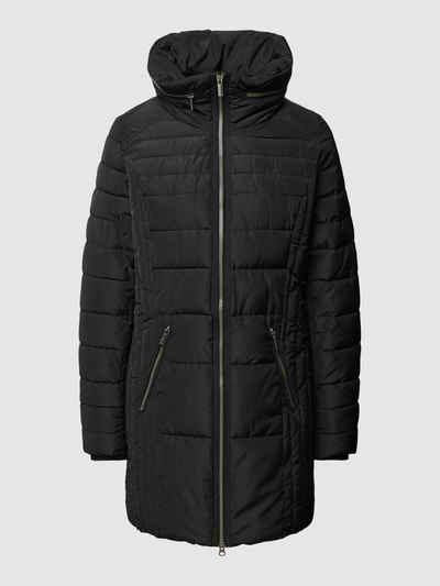 Soyaconcept Steppmantel Modell 'Nina' mit herausnehmbarer Kapuze Black 2